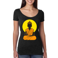 Buddha Buddhism Buddhist Women's Triblend Scoop T-shirt | Artistshot