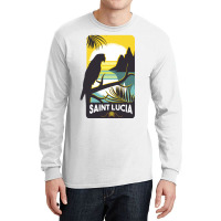 Saint Lucia Long Sleeve Shirts | Artistshot