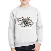 It's Fine I'm Fine Everything Is Fine Teacher Xmas Lights Sweatshirt Youth Sweatshirt | Artistshot