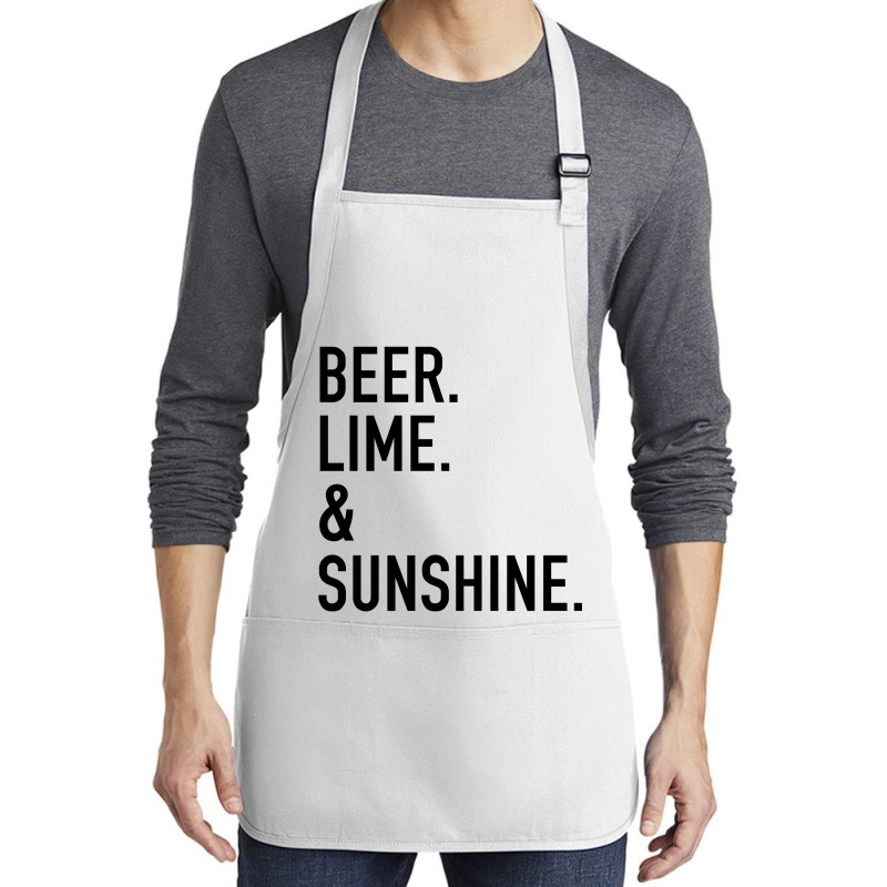 Beer Lime And Sunshine [tw] Medium-length Apron | Artistshot