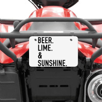 Beer Lime And Sunshine [tw] Atv License Plate | Artistshot