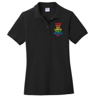 Love Has No Limits Only People Do Ladies Polo Shirt | Artistshot