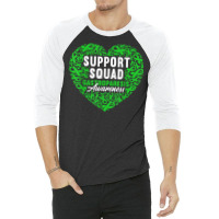 Support Squad I Digestive Tract Paralysis I Gastroparesis T Shirt 3/4 Sleeve Shirt | Artistshot