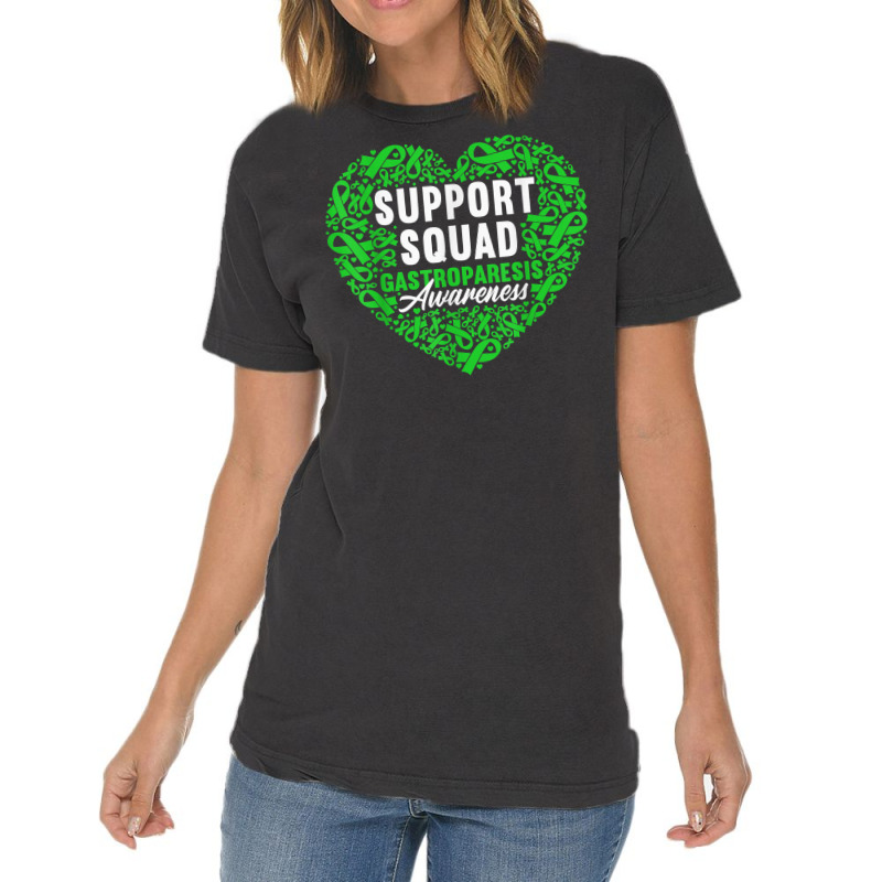 Support Squad I Digestive Tract Paralysis I Gastroparesis T Shirt Vintage T-Shirt by kasaqcsegurc | Artistshot