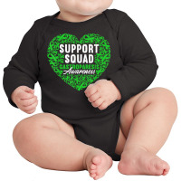 Support Squad I Digestive Tract Paralysis I Gastroparesis T Shirt Long Sleeve Baby Bodysuit | Artistshot