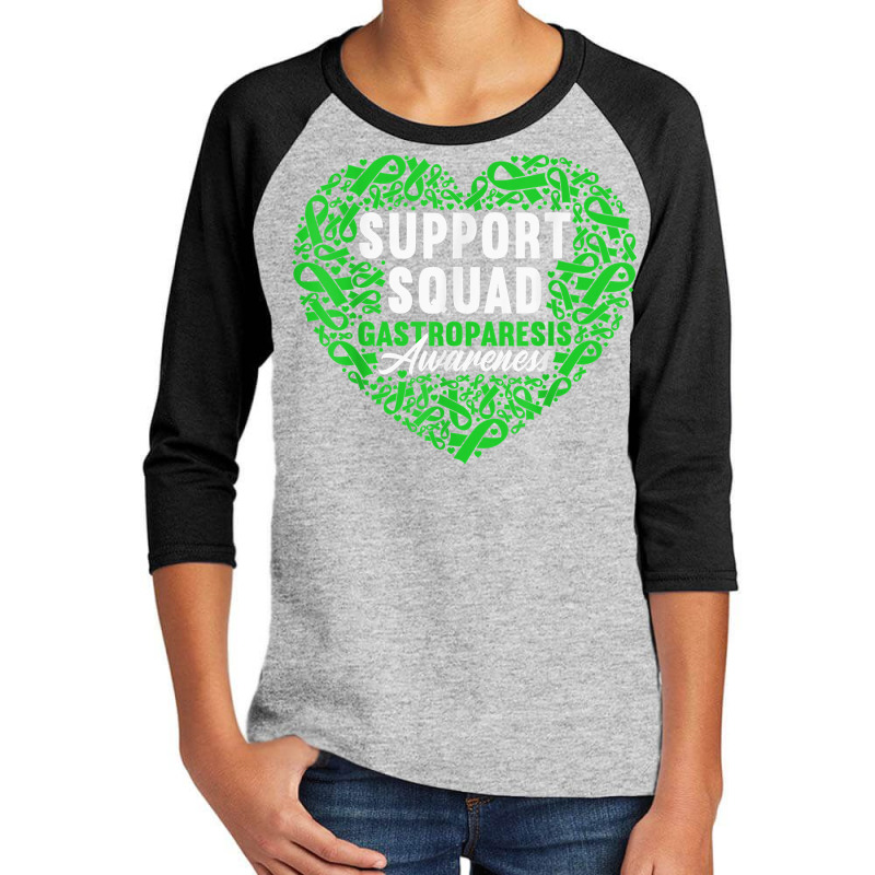 Support Squad I Digestive Tract Paralysis I Gastroparesis T Shirt Youth 3/4 Sleeve by kasaqcsegurc | Artistshot