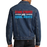 Stars Stripes And Equal Rights T Shirt Men Denim Jacket | Artistshot