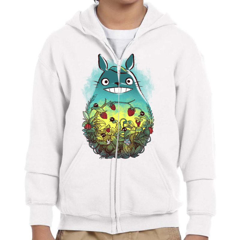 Inside The Forest Youth Zipper Hoodie by NadyaKinand | Artistshot