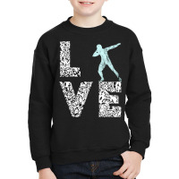 Shot Put Throwing Love Track And Field Field Thrower T Shirt Youth Sweatshirt | Artistshot