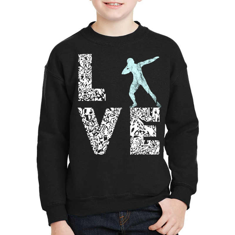 Shot Put Throwing Love Track And Field Field Thrower T Shirt Youth Sweatshirt by manviwadlington | Artistshot