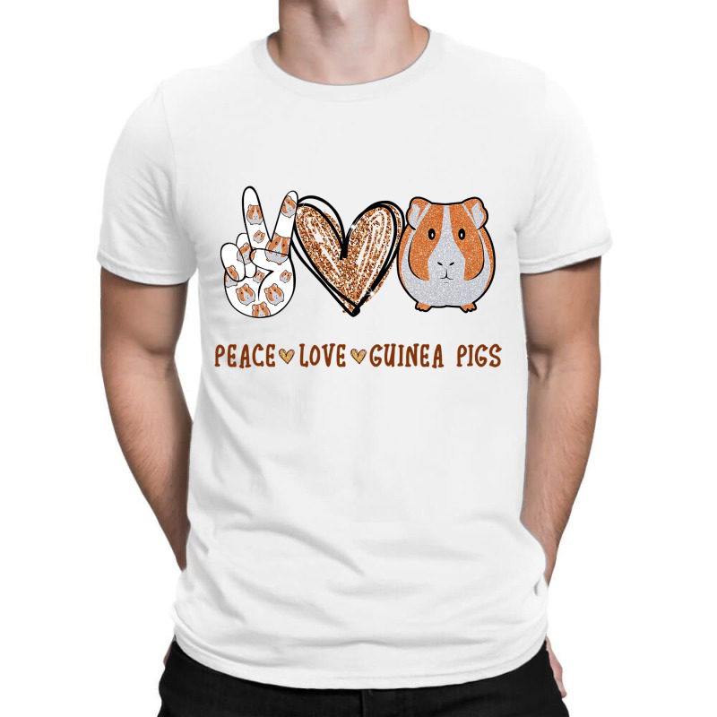 Peace Love Guin.ea Pigs Gift For Gui.ne.a Lover T Shirt T-shirt | Artistshot