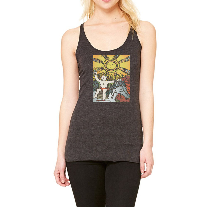 The Sun Tarot Racerback Tank | Artistshot