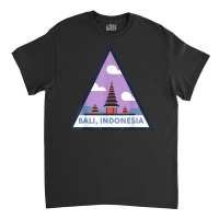 Bali Indonesia Triangular Triangle Building Background T Shirt Classic T-shirt | Artistshot