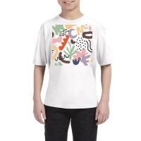 Various Colorful Shapes And Doodle Objects Youth Tee | Artistshot