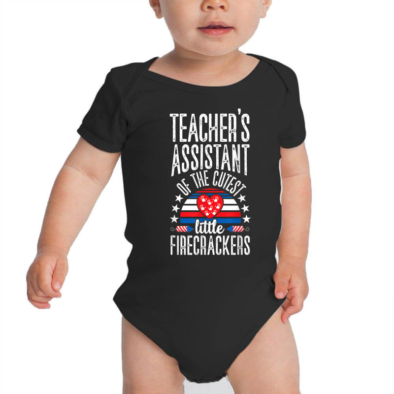 Teacher Assistant 4th Of July Teacher Aide Appreciation T Shirt Baby Bodysuit by franceskagilland | Artistshot