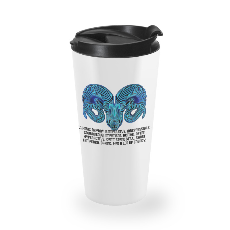 Zodiac Sign Of Aries Astrology Travel Mug | Artistshot