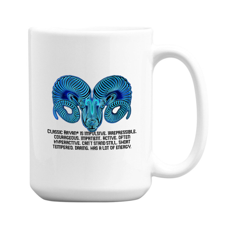 Zodiac Sign Of Aries Astrology 15 Oz Coffee Mug | Artistshot