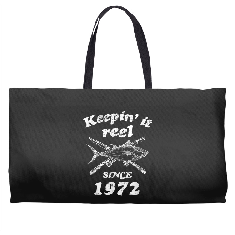 Fishing 50th Birthday Funny Fishings 50 Year Old Weekender Totes | Artistshot