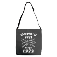 Fishing 50th Birthday Funny Fishings 50 Year Old Adjustable Strap Totes | Artistshot