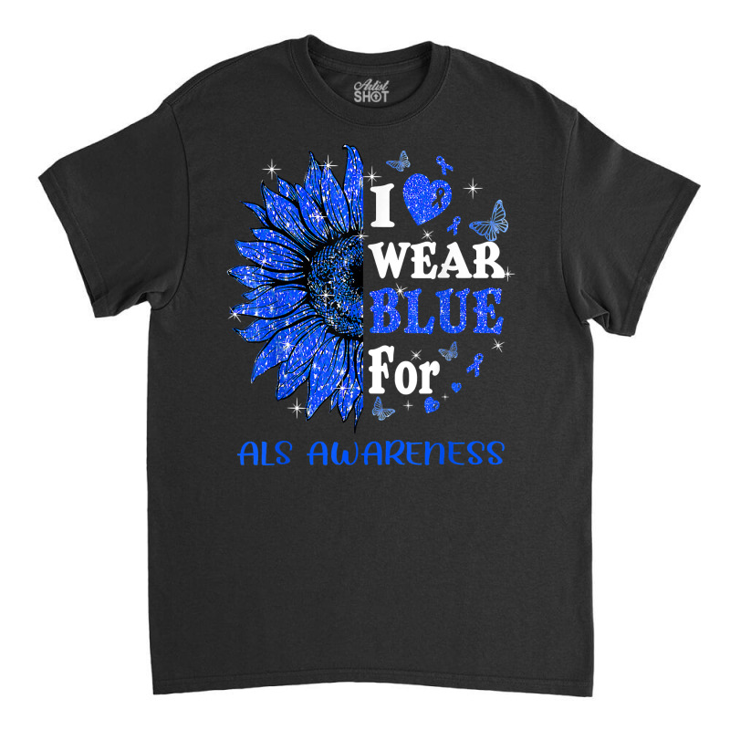 Twinkle Heart Sunflower Als Awareness T Shirt Classic T-shirt | Artistshot