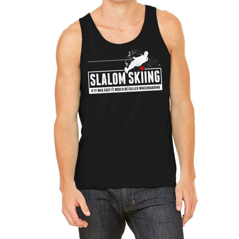 Funny Slalom Waterskiing Wakeboard Ski Vintage Style Gift Premium T Sh Tank Top | Artistshot