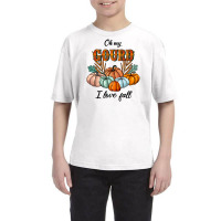 Oh My Gourd I Love Fall Youth Tee | Artistshot