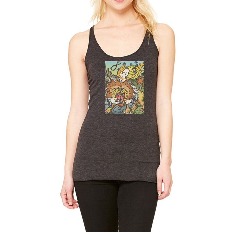 Strength Tarot Racerback Tank by scottrussell | Artistshot