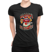 The Muppets Seasons Beatings Christmas Ladies Fitted T-shirt | Artistshot