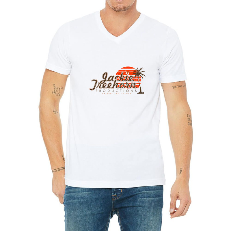 Jackie Treehorn Productions V-neck Tee | Artistshot