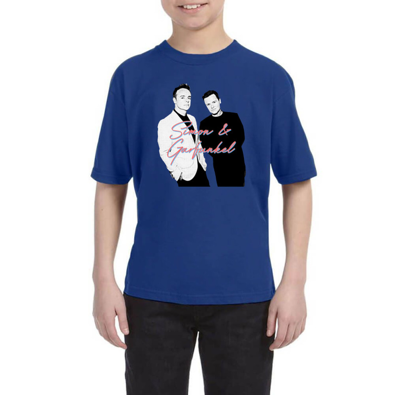 Simon & Garfunkel Ant & Dec 80s Style Parody Design Youth Tee | Artistshot