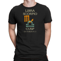 Libra Scorpio Cusp Zodiac Horoscope T-shirt | Artistshot