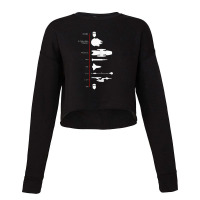 Spaceship Timeline Science Fiction Rocket Cropped Sweater | Artistshot