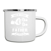 Mens Dad Of Twins 2022 Funny Daddy Father Twice Father's Day Camper Cup | Artistshot