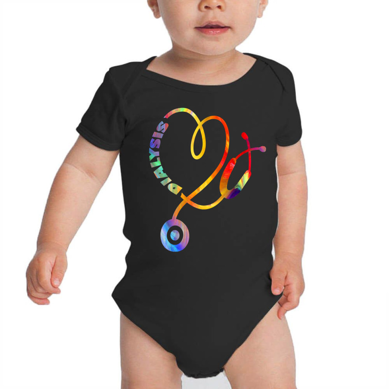 Dialysis Technician Nurse   Kidney Heartbeat T Shirt Baby Bodysuit by manviwadlington | Artistshot