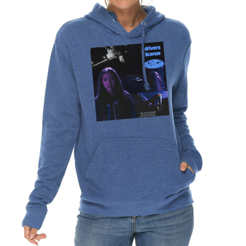 Olivia Rodrigo Drivers License Lightweight Hoodie | Artistshot