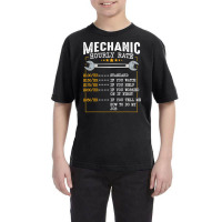 Mechanic Hourly Rate Labor Rates Funny Co Workers Car Lover T Shirt Youth Tee | Artistshot