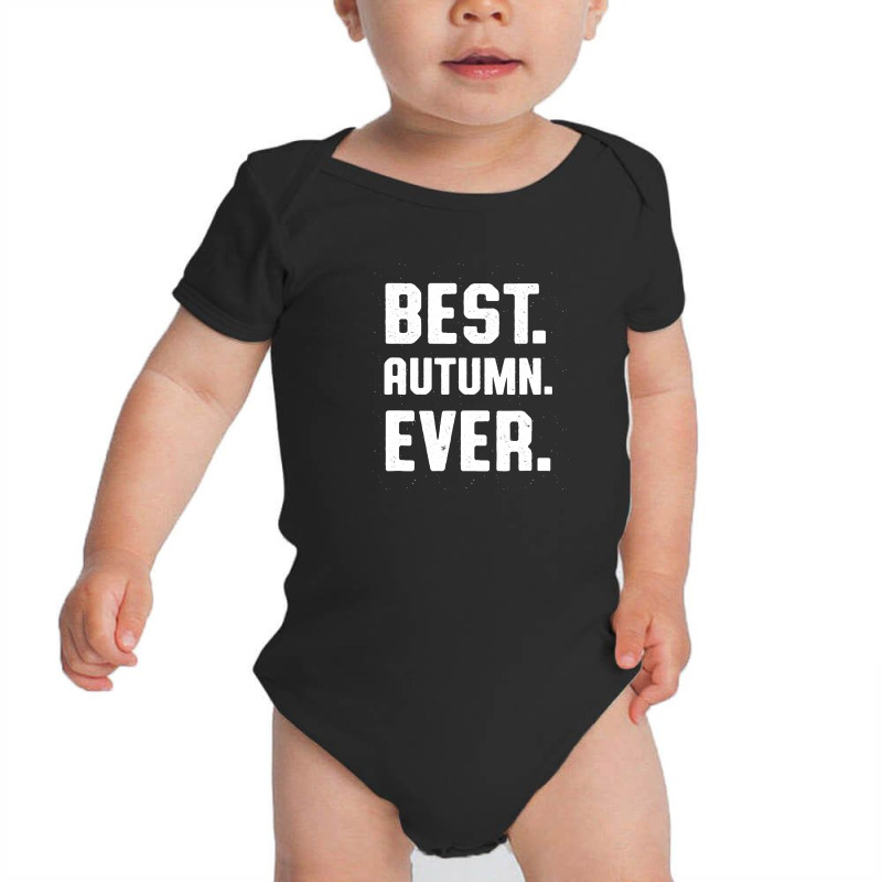 Best Autumn Ever Personalized Name Custom Nickname Funny Baby Bodysuit by haigaess | Artistshot