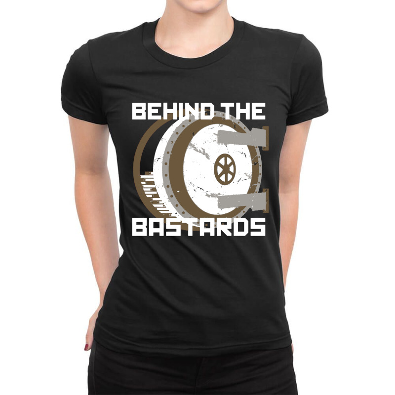 Behind The Bastards Ladies Fitted T-Shirt by Jas Jus Art | Artistshot