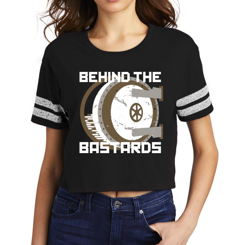 Behind The Bastards Scorecard Crop Tee by Jas Jus Art | Artistshot