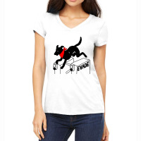 Negro Matapacos Riot Dog Women's V-neck T-shirt | Artistshot