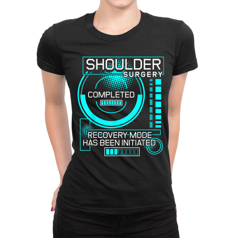 Shoulder Replacement Glenohumeral Arthroplasty Joint Surgery T Shirt Ladies Fitted T-Shirt by emly9i8u7y6y5t | Artistshot