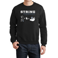 Funny Cat T Shirt Yarn String Theory Crewneck Sweatshirt | Artistshot