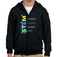 Stem Education Science Teacher Math Engineer Technology Youth Zipper Hoodie | Artistshot