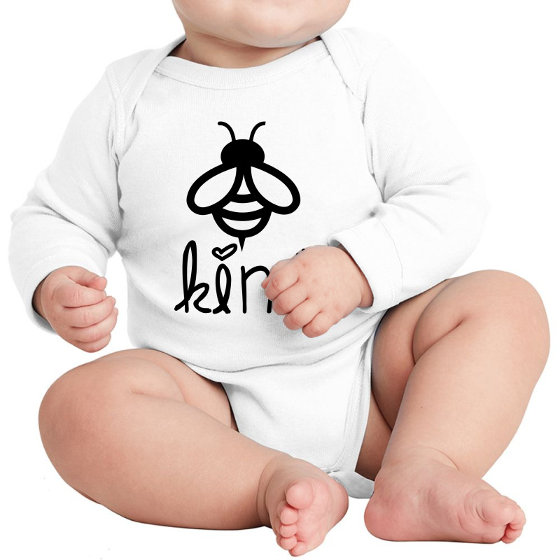 Bee Kind Long Sleeve Baby Bodysuit | Artistshot