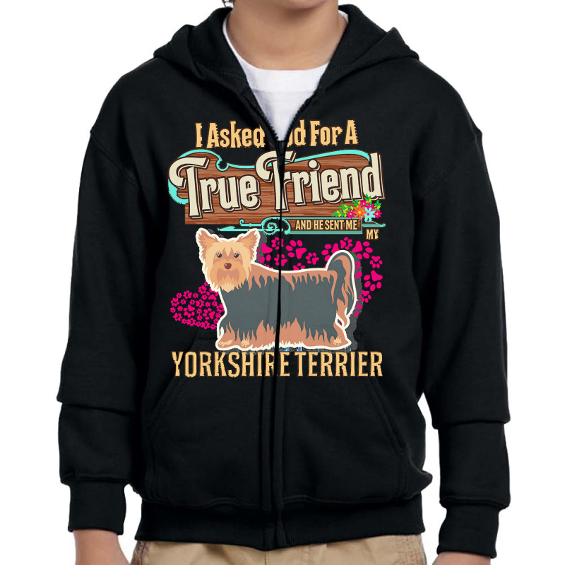 Yorkshire Terrier Owner Gift Yorkshir T  Shirt E N T  Shirt Youth Zipper Hoodie by elephantjellyfish | Artistshot