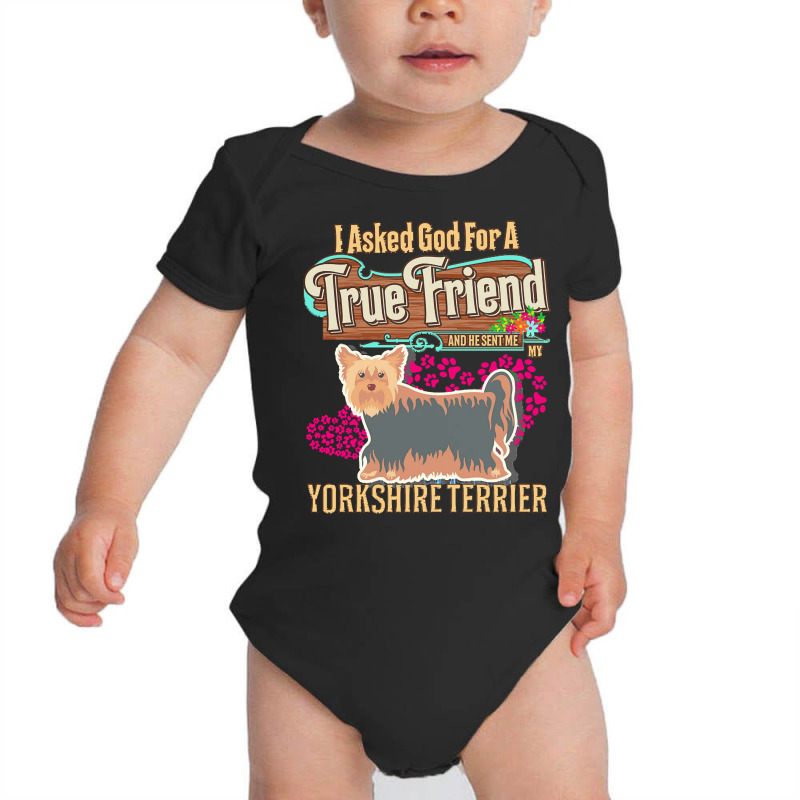 Yorkshire Terrier Owner Gift Yorkshir T  Shirt E N T  Shirt Baby Bodysuit by elephantjellyfish | Artistshot