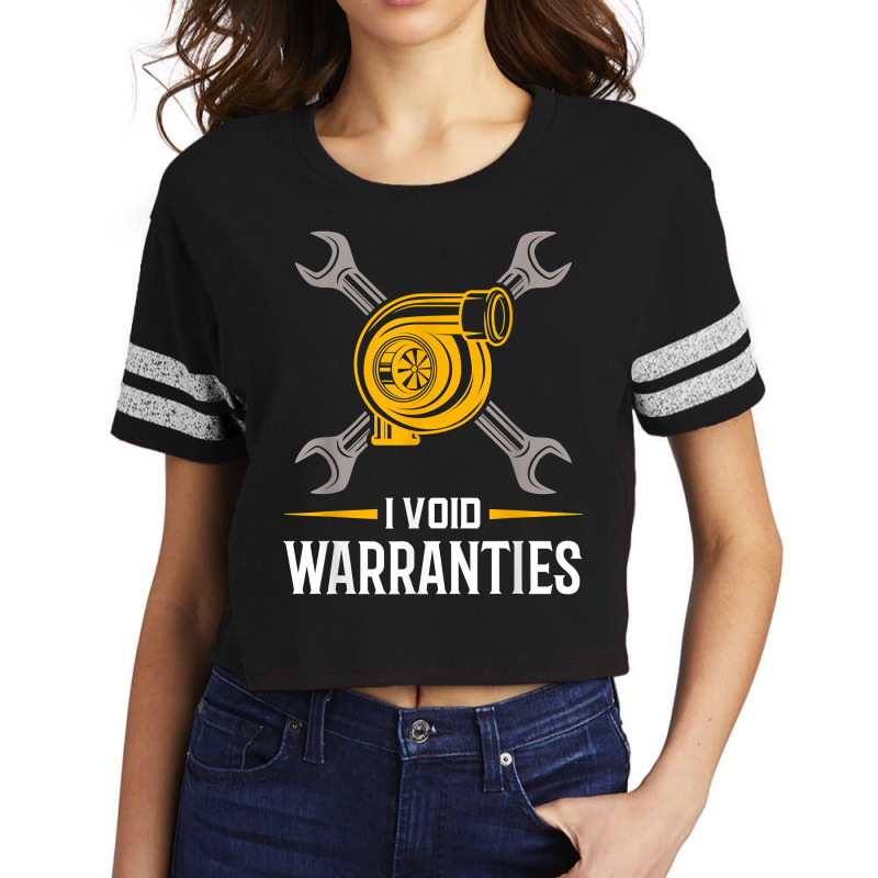 I Void Warranties T Shirt   Car Mechanic Auto Repair Gift Scorecard Crop Tee by copedoire | Artistshot