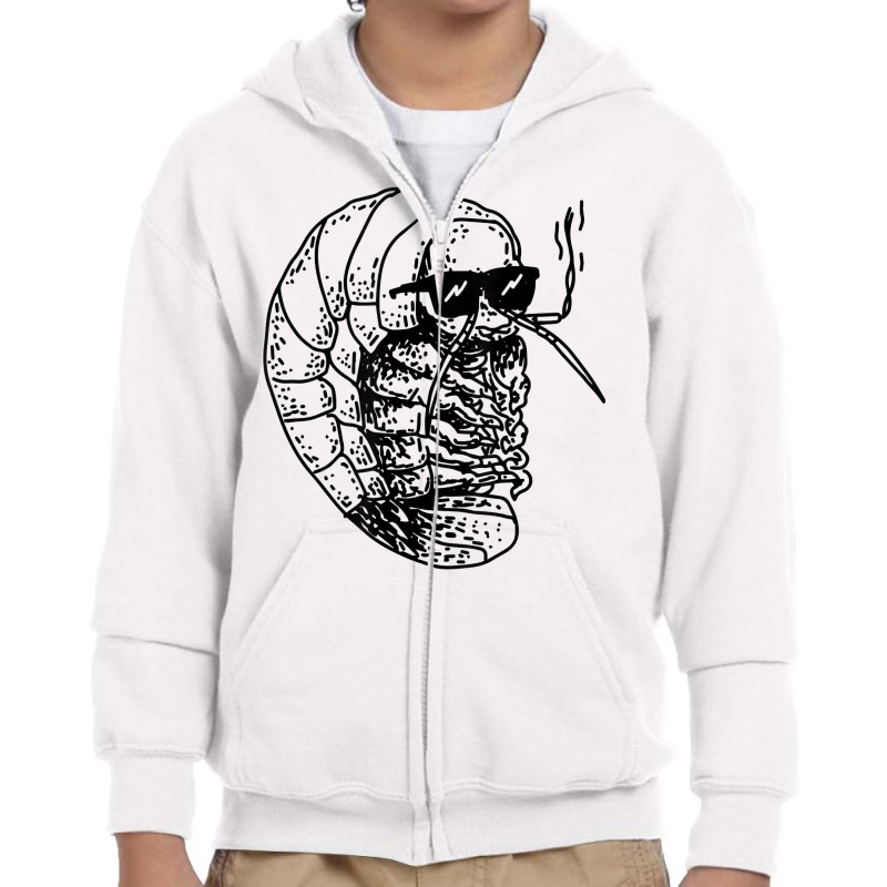 Isopod T Shirt   Giant Isopods Youth Zipper Hoodie by copedoire | Artistshot