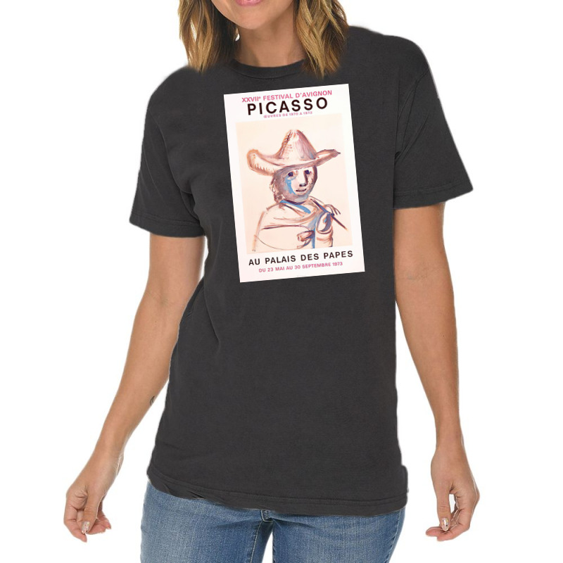 Festival Davignon Palais Des Papes Pablo Picasso Vintage T-shirt | Artistshot