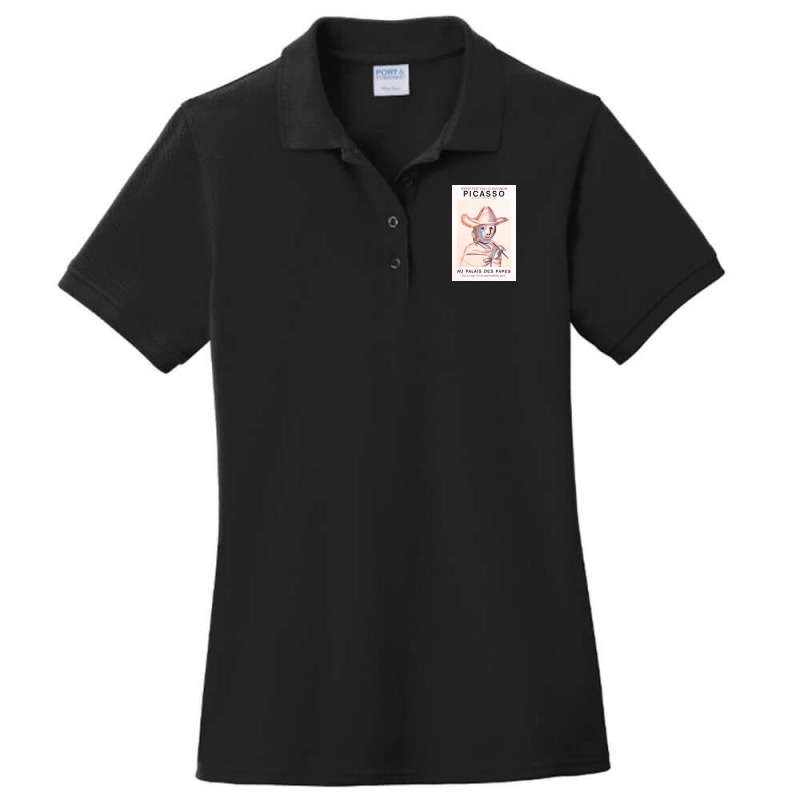 Festival Davignon Palais Des Papes Pablo Picasso Ladies Polo Shirt by scottrussell | Artistshot